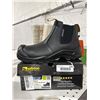 Image 2 : SAFETOE Safety Boots for Men Waterproof Work Boots Cow Leather Slip On Chelsea Composite Toe Cap Wor