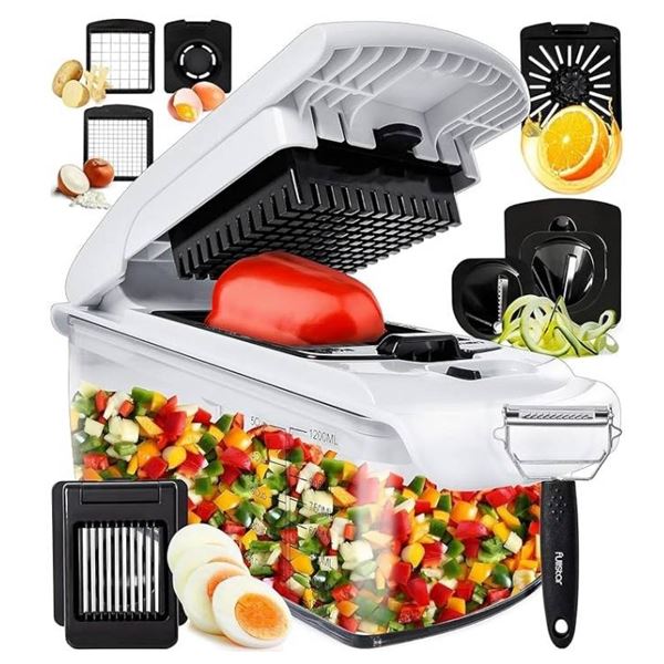 Fullstar 9-in-1 Chopper Set and Mandoline With Handle