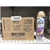 Image 2 : Lot of 12 – Glade Lavender Vanilla Aerosol Air Freshener 227g