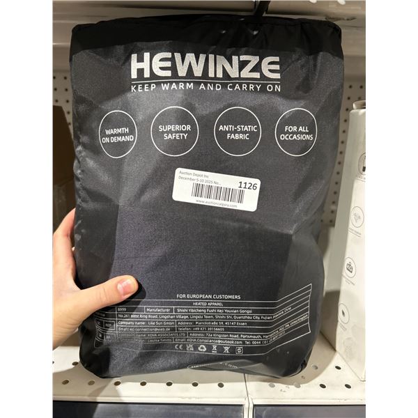 HEWINZE XD04BBEZWT Women’s Black H6788-L Thermal Clothing