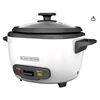Image 1 : Black+Decker 2 in 1 Rice Cooker With Glass Lid and Steamer Basket