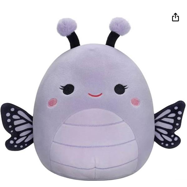 Squishmallows Bibiana the Butterfly Plush Toy, 16-Inch