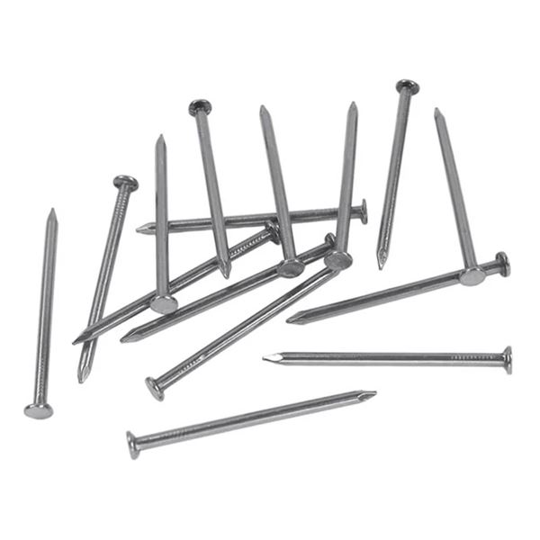 Lot of 12″ Steel Rod Stakes With Round Head – Set of 60