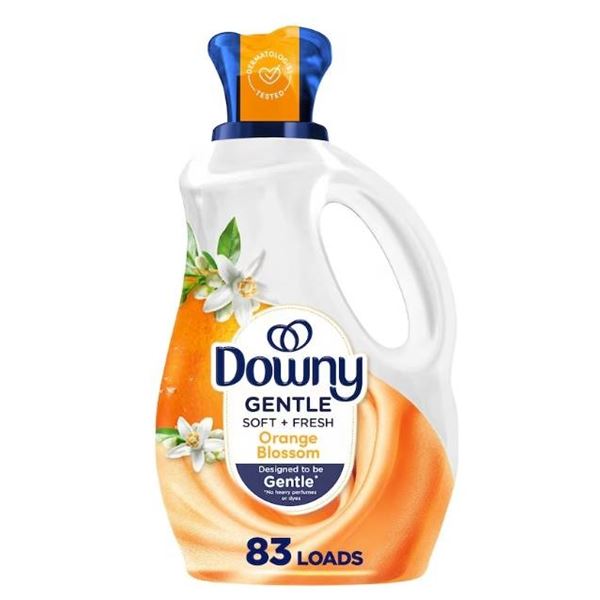 Downy Gentle Soft + Fresh Fabric Softener Liquid, Orange Blossom Scent, 83 loads, Liquid Fabric Soft