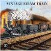 Image 1 : Classical Steam Train Model Toy Set for Ages 3 and Up