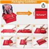 Image 2 : GeTump Car Seat Travel Bag in Red Nylon with Adjustable Straps