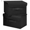 Image 1 : Lot of 6 Assorted Styles And Colors Storage Boxes with Lids  for Bedroom, Closet, Office