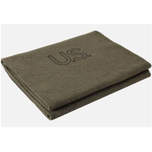Rothco Wool Rescue Survival Blanket – Warm Emergency Outdoor, Camping Sleep Throw (Olive Dr