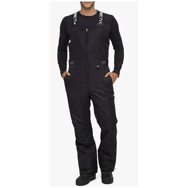 Arctix Men’s Avalanche Athletic Fit Insulated Bib Overalls Charcoal, Size Small