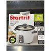 Image 2 : Starfrit Electric Rice Cooker – 6 Cups – Steamer Basket, Measuring Cup & Service S