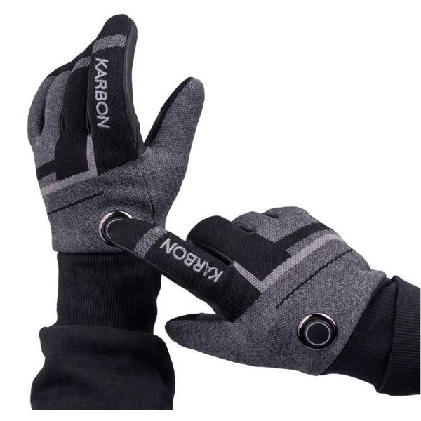 Karbon Heated Sports Gloves with 3M Thinsulate C-100, Size M-M