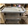 Image 1 : Three-Tier Utility Cart with Dimensions 30x17x34