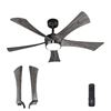 Image 1 : Ceiling Fan With Light Remote: 52 Inch Modern Bedroom Fans with Dimmable Tri-Color Temperatures LED 