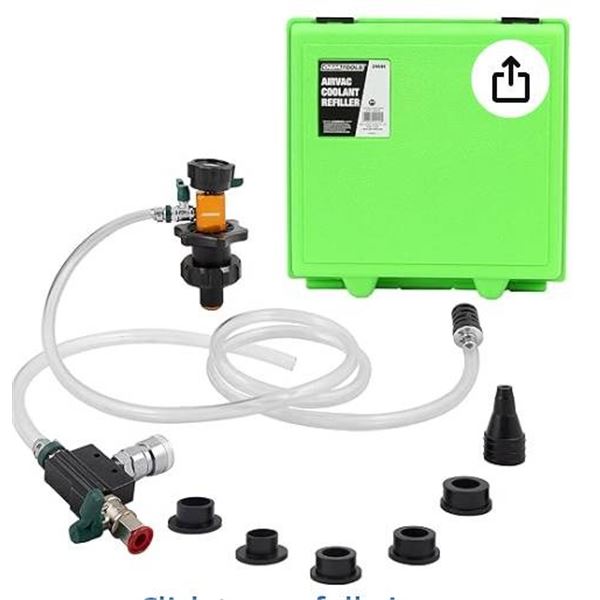 Green OEMTOOLS 24444 AirVac Coolant Refiller Kit