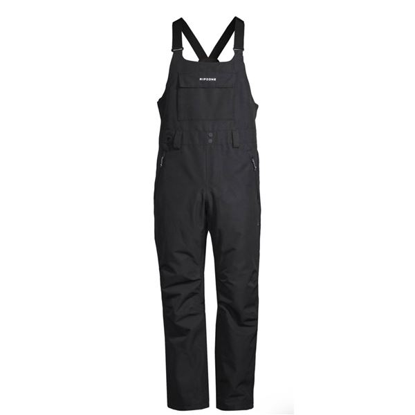 Ripzone Men’s Insulated Bib Snow Pants Black Beauty Size Medium
