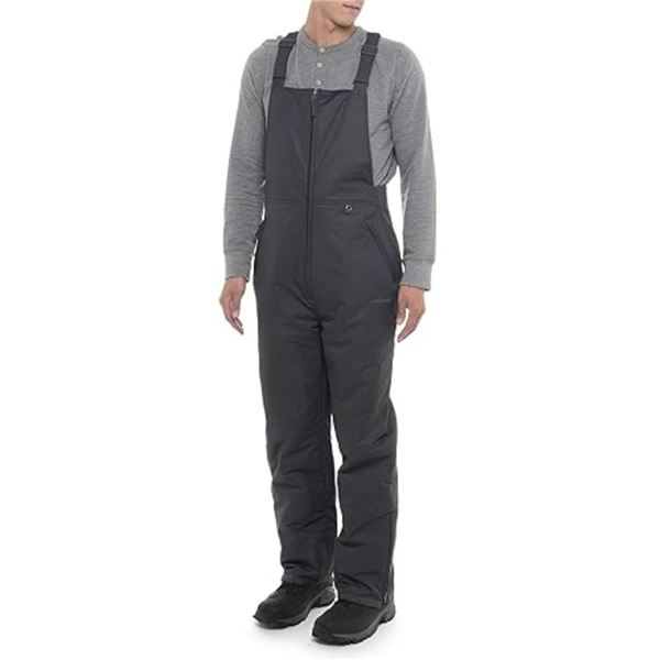 SkiGear Men’s Essential Insulated Bib Overalls Size Medium