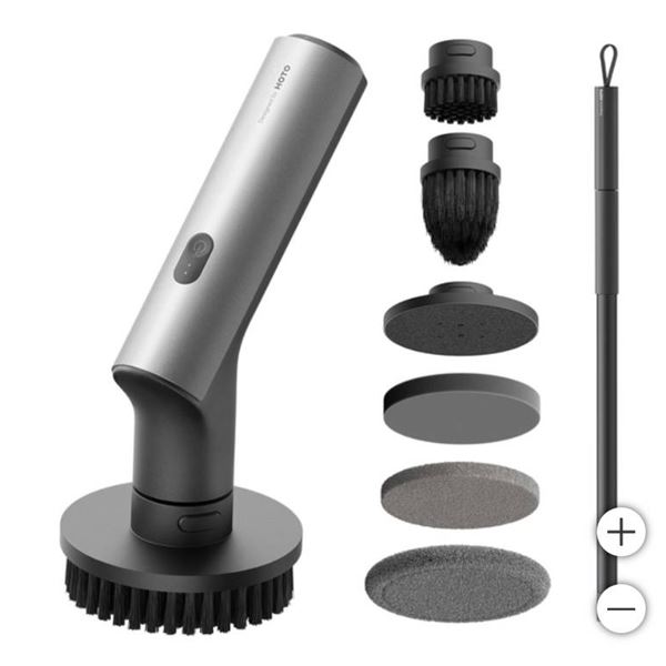 HOTO Cordless Spin Scrubber with Attachments