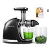 Image 1 : AMZCHEF Slow Juicer Machine – Masticating Juicer with Reversing Function to Prevent Jamming