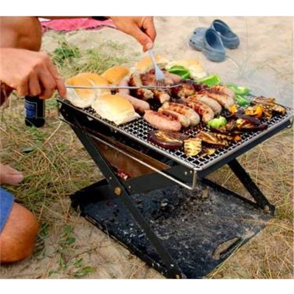 Primus Kamoto Portable Fire Pit with Grill Grate and Pack Strap