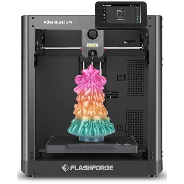 Flashforge Adventurer 5M 3D Printer with 220x220x220mm Print Size