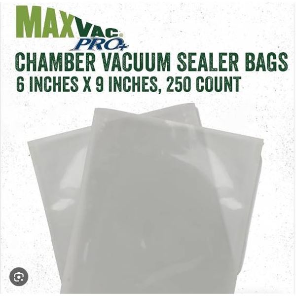 LEM MaxVac Pro Chamber Vacuum Sealer Bags 250 Count 10 x 13 in