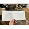 Image 3 : #10 4 1/8 x 9 1/2 White Wove Artlined Open-Side DSS Envelopes 500 Count