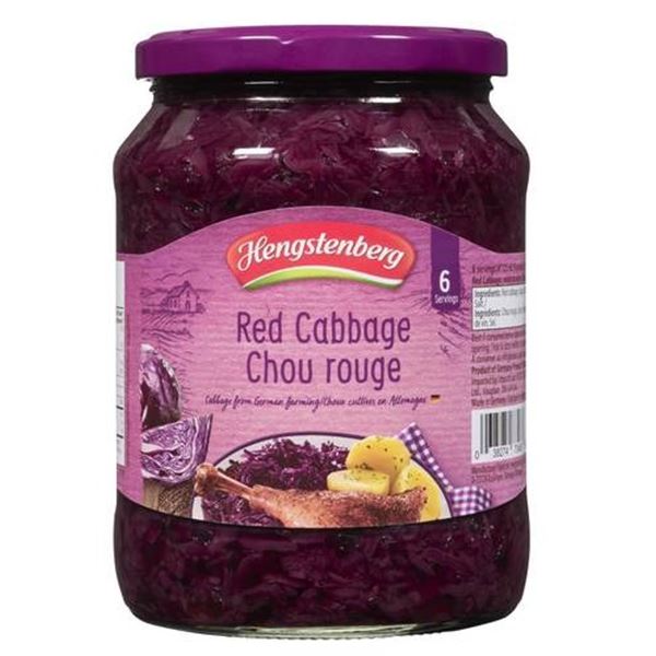 Hengstenberg Red Cabbage 12 x720ml Jars