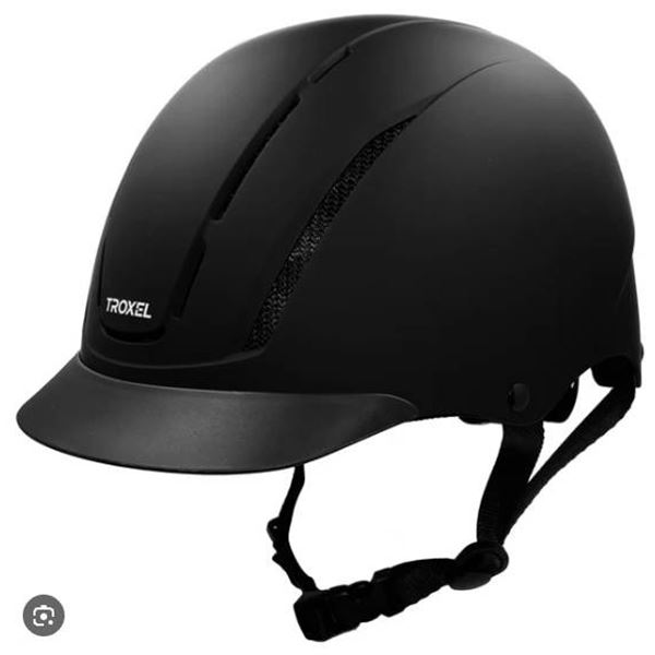 Troxel Spirit Equestrian Helmet Color Black Duratec Size Small