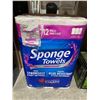 Image 2 : Sponge Towels Premium 12 Roll Pack with 106 Sheets Per Roll