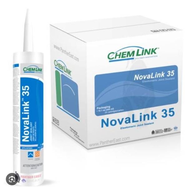 24 ChemLink NovaLink 35 Elastomeric Sealant Tubes, White