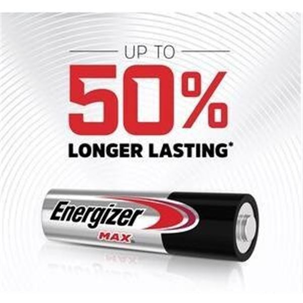 6 Packs of 8 – Energizer MAX AA Batteries Packs