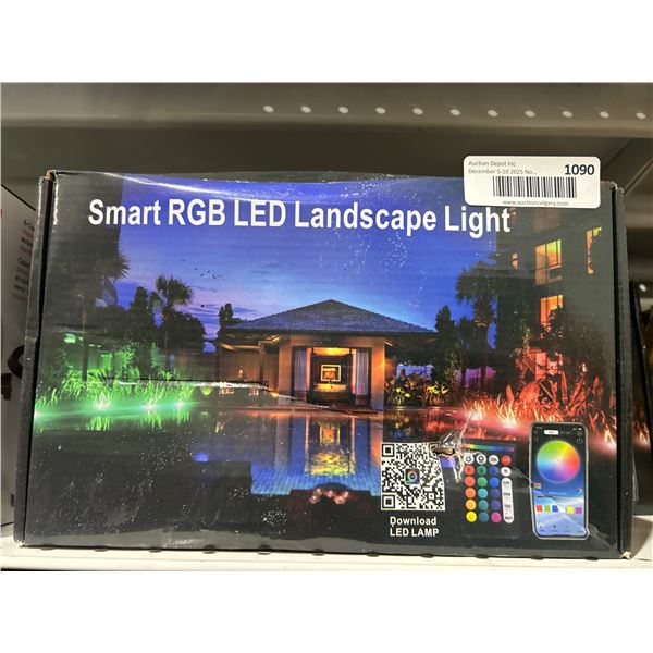 Smart RGB LED Landscape Light with 12W Wattage and IP65 Rating