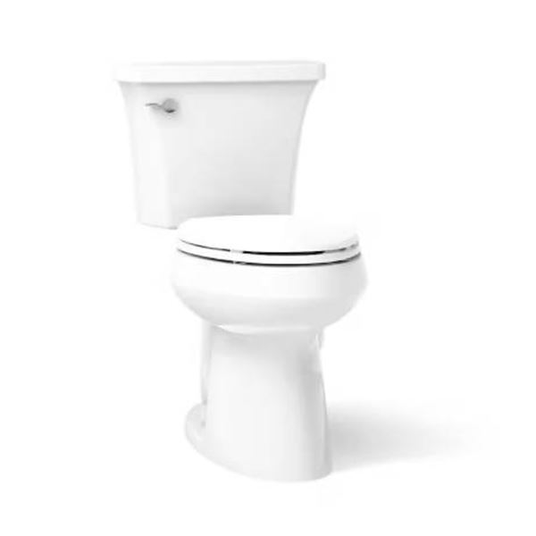 Kohler Highline Arc Two-Piece Round-Front Toilet K-78253-0, White