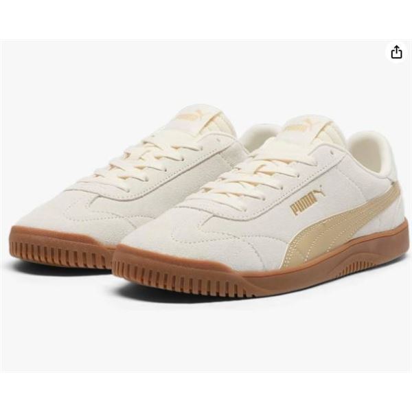 Puma Club 5v5 Sneaker, Size 7.5 US, Warm White/Putty-Red-Royal