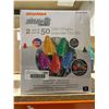 Image 2 : Sylvania Stay-Lit LED C9 Multicolor Lights, 2 Sets of 50