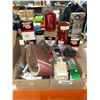 Image 1 : Box lot of Assorted Tools and Filters with Various Makes and Models