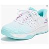 Image 1 : Skechers Women’s Viper Court Reload Pickleball Shoes, Size 8.5, White/Turquoise/Pink