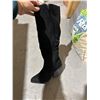 Image 3 : Putu Women’s Knee High Zipper Tall Boots, Black, Size 6
