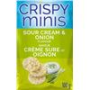 Image 1 : Quaker Crispy Minis Sour Cream & Onion Flavor (12 x 100g)