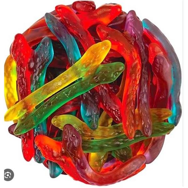 Haribo Twin Snakes 12 Pack of 175g Bags, Assorted Flavor Gummy Candy