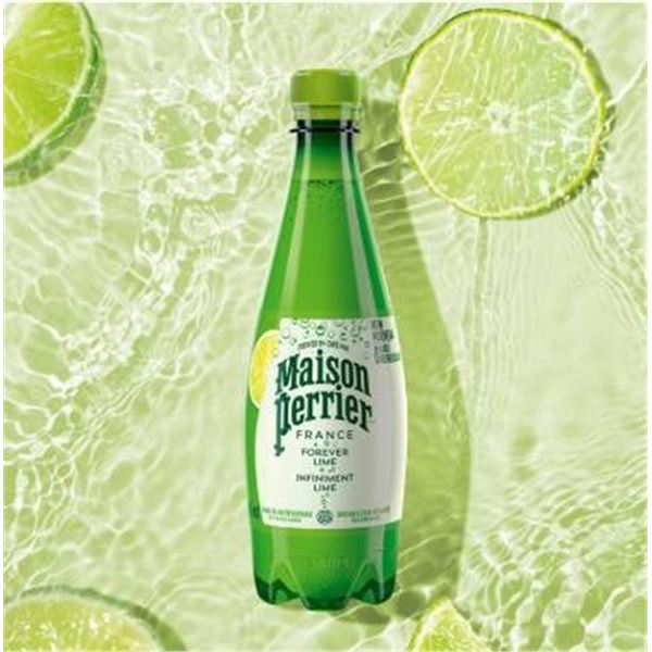 Case of 24 Maison Perrier Forever Lime 500 mL Bottles