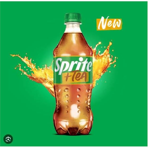 Sprite Plus Tea 24-Pack, 500 ml Bottles