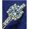 Image 4 : $2100, 10K(1.77g), LAB DIAMOND (1.18ct)RING, size 6, appraised value $2100