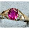 Image 2 : $1170, 10K(1.61g), LAB RUBY  (0.95ct), DIA (0.04ct)RING, size 7, appraised value $1170