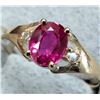 Image 3 : $1170, 10K(1.61g), LAB RUBY  (0.95ct), DIA (0.04ct)RING, size 7, appraised value $1170