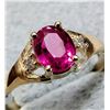 Image 4 : $1170, 10K(1.61g), LAB RUBY  (0.95ct), DIA (0.04ct)RING, size 7, appraised value $1170