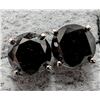 Image 2 : $1550, 14K(1.13g), BLACK DIAMOND (2.3ct) EARRING, appraised value $1550