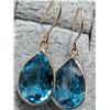 Image 2 : $730, 10K(1g), BLUE TOPAZ (4.1ct)EARRING, appraised value $730