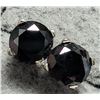Image 2 : $900, 14K(0.7g), BLACK DIAMOND (1.02ct) EARRING, appraised value $900