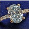 Image 1 : $2000, 10K(1.81g), LAB DIAMOND (1.1ct)RING, size 5.5, appraised value $2000